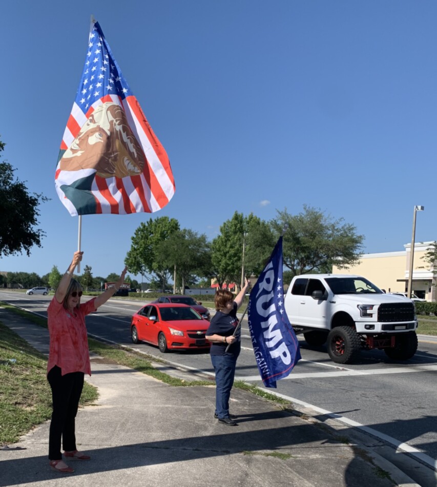 Trump flag rally at Tavares, 04-22-2021