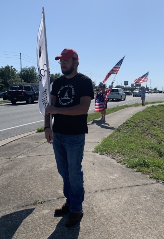 Trump flag rally at Tavares, 04-22-2021