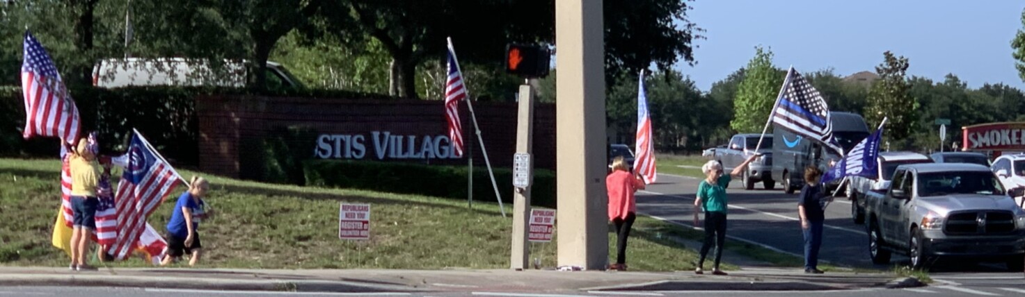 Trump flag rally at Tavares, 04-22-2021