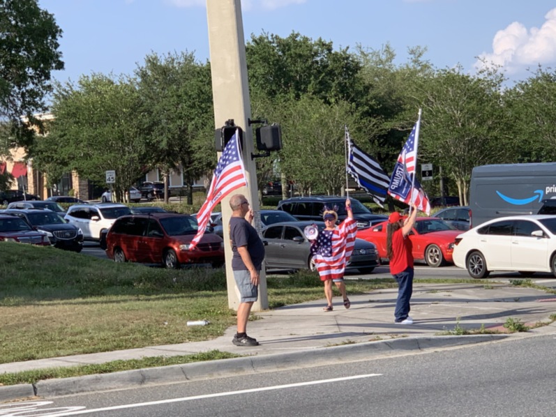 Trump flag rally at Tavares, 05-04-2021