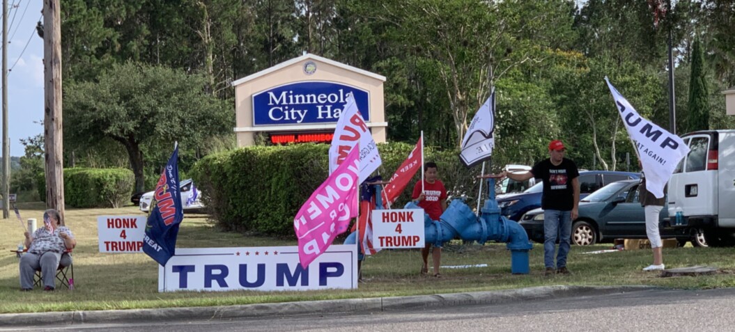 Trump flag rally at Minneola, 06-25-2020