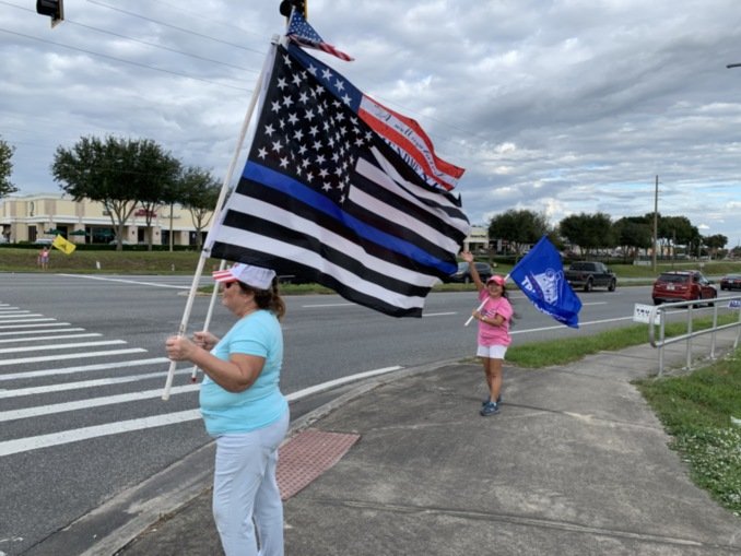 Trump flag rally at Tavares, 11-28-2020