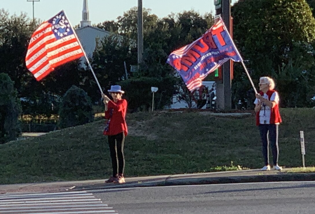 Trump flag rally at Tavares, 01-04-2021